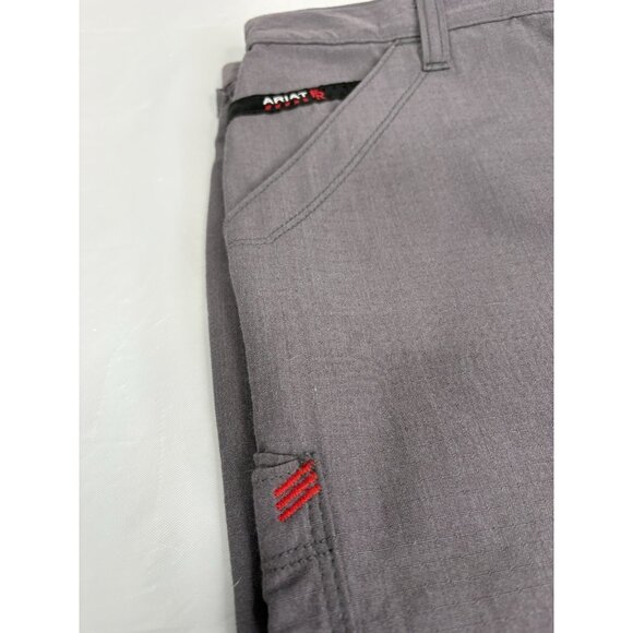 Ariat FR M4 Relaxed Duralight Ripstop Bootcut Pant Gray Men’s 34x34 10026002 - Picture 5 of 12
